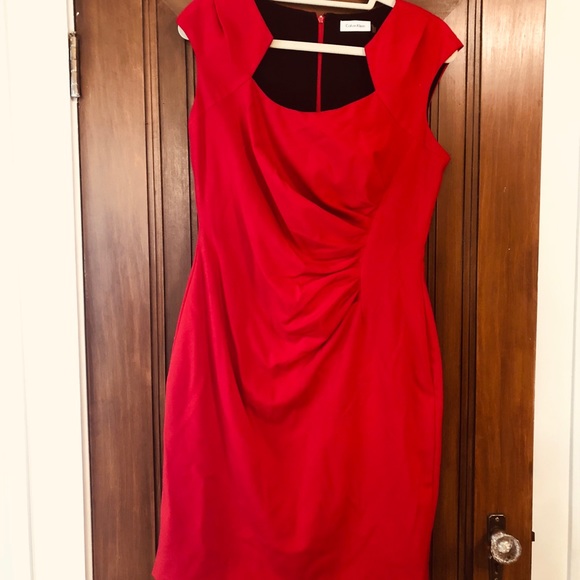 Calvin Klein Dresses & Skirts - Red Calvin Klein dress